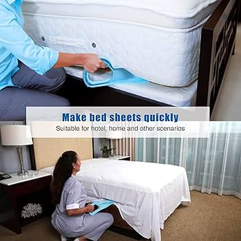 BED SPREAD TOOL MATTRESS LIFTER & BED MAKER TOOL FOR CHANGING SHEETS| PATENTED & MADE IN USA| LIFTS AND HOLDS THE MATTRESS, TUCKS SHEETS, REMOVES SHEETS, BED SKIRTS AND MORE.