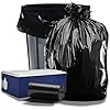 50PCS/SET BLACK LARGE SIZE GARBAGE BAGSGALLON TRASH BAGS HEAVY DUTY | 50 COUNT | 50-60 GALLON | LARGE BLACK GARBAGE BAGS