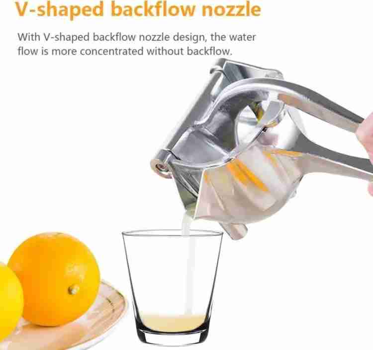 HAND JUICER SQUEEZER - ALUMINIUM MANUAL HAND PRESS JUICER, COMFORTABLE ERGONOMIC GRIP FOR EFFICIENT JUICE EXTRACTION OF POMEGRANATES, CITRUS, AND OTHER FRUITS | DURABLE, COMPACT, EASY TO USE AND CLEAN