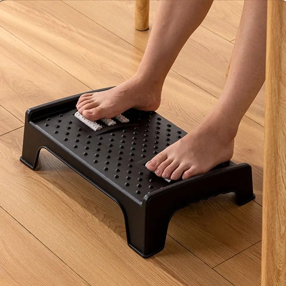 Foot Rest for Office Chair with Massage Texture and Roller , Ergonomic Footrest Under Desk , Leg Resting Stool for Home, Office Table and Sofa