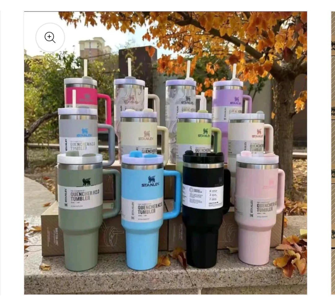 STANLEY ORIGINAL WATER /HOT DRINKS TUMBLER WITH STRAW 1.18 LITRES | FLOWSTATE 3-POSITION LID | CUP HOLDER COMPATIBLE FOR TRAVEL | INSULATED STAINLESS STEEL CUP | BPA-FREE |