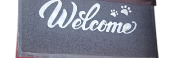 WELCOME MAT OUTDOOR INDOOR, ALL-SEASON WATERPROOF FRONT DOOR MAT OUTSIDE ENTRANCE, ALL-WEATHER HEAVY DUTY NON-SLIP DOORMAT, PORCH PATIO ENTRANCE MATS