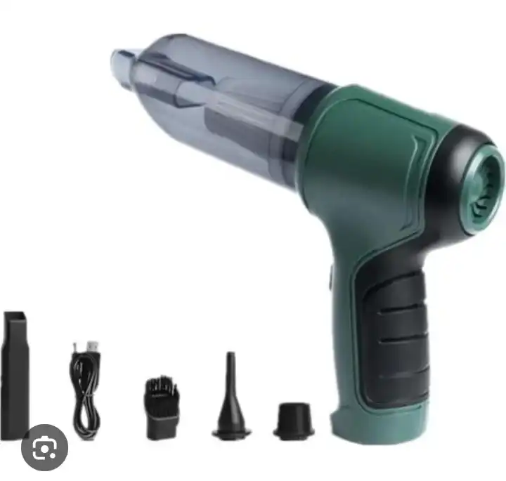 Strong suction JB-107 multifunctional 3in1 vacuum cleaner with both blow or suck options STRONG SUCTION CAR VACUUM WITH BRUSHLESS MOTOR, CHARGING DOCK, SOFA BRUSH, PORTABLE HANDHELD VACUUM WITH 2-