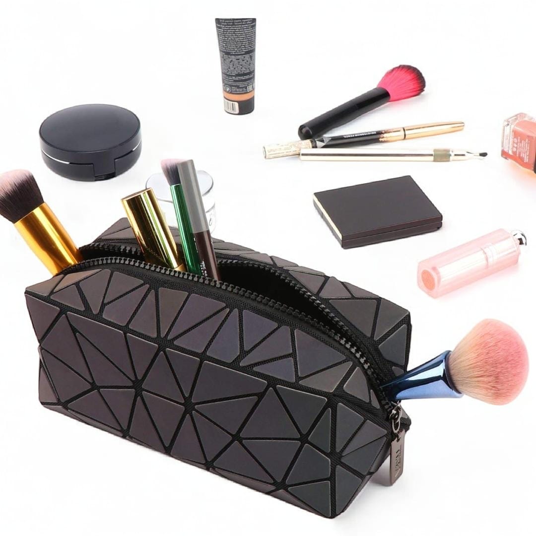 Diamond Makeup Bag, Travel Cosmetic Bag Make up Pouch Small Travel Zipper Pouch, Makeup Organizer Bag for Women