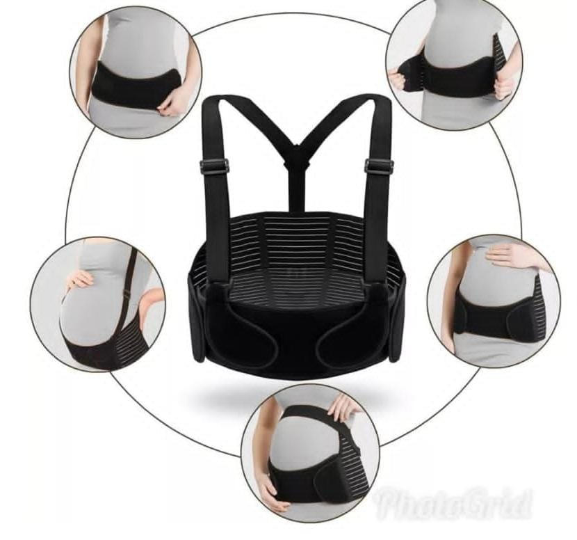 Adjustable Pregnancy Belt with Back Brace Straps-Belly Bands For Pregnant Women