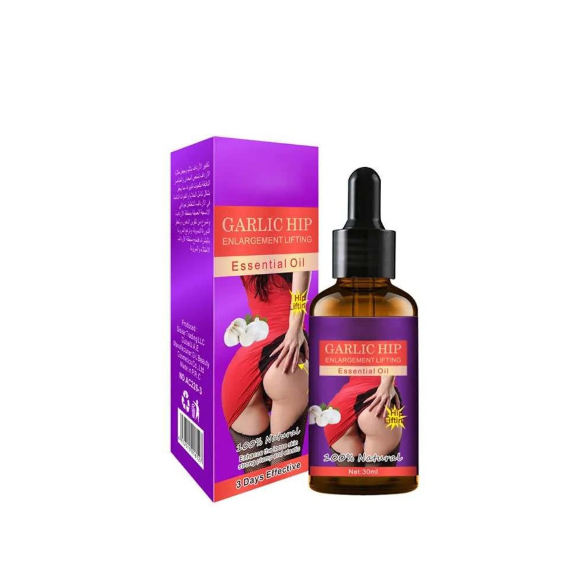 Butt & Hips enlargement oil cream Garlic Hip Lift Up Ass Oil Buttocks Enhancement Big Butt Hips Enlargement butt booster Cream 30ml