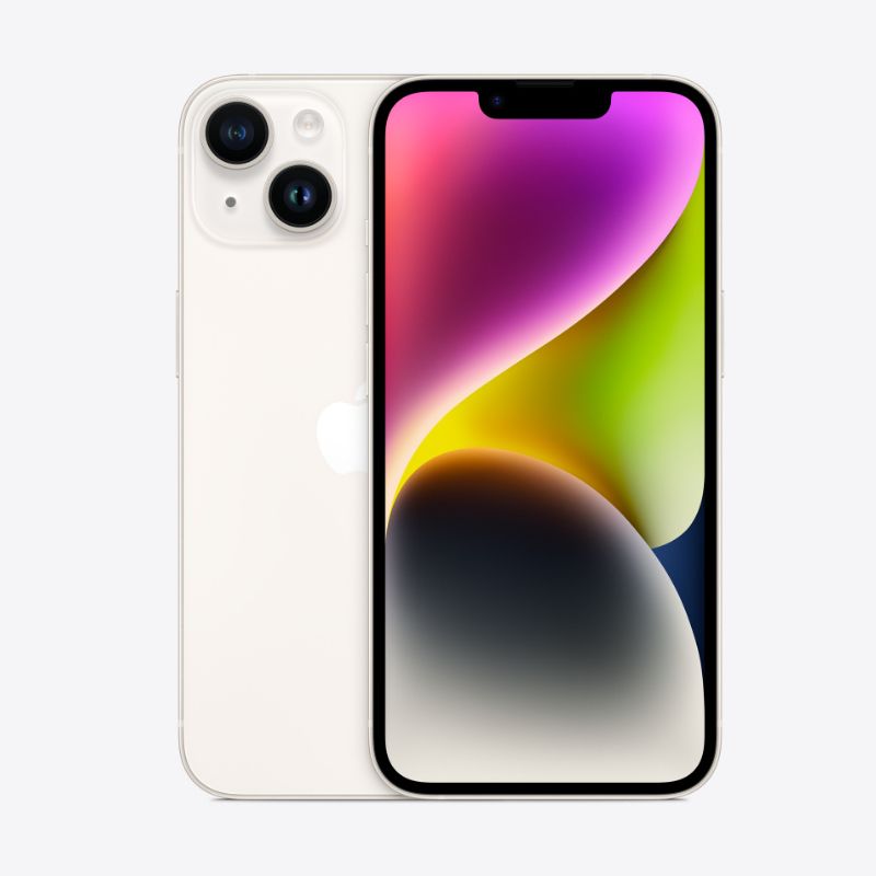 Apple iPhone 14 - 5G Smartphone 6.1" A15 Bionic iOS 16 Dual Camera Face ID