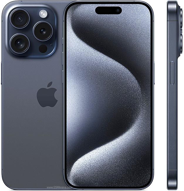 Apple iPhone 15 Pro -  5G Smartphone 6.1" Super Retina XDR A17 Pro Chip iOS 17 USB-C Titanium Frame