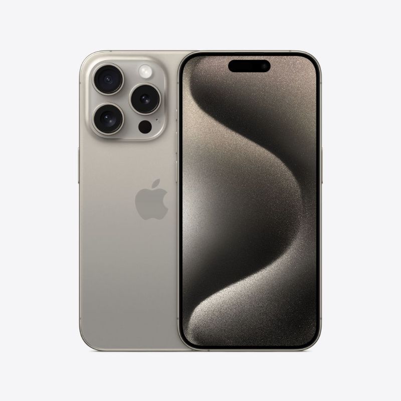 Apple iPhone 15 Pro -  5G Smartphone 6.1" Super Retina XDR A17 Pro Chip iOS 17 USB-C Titanium Frame
