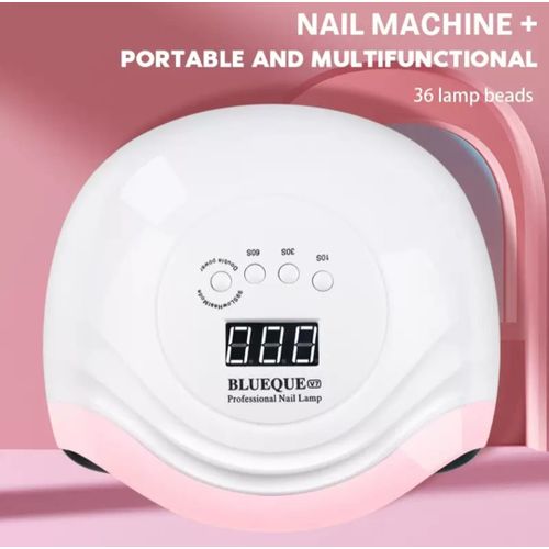 BLUEQUE Nail Lamp Dryer 168W V7 Gel Nail Polish UV LED Light