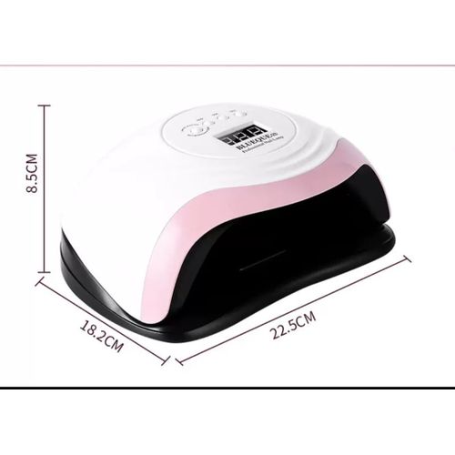 BLUEQUE Nail Lamp Dryer 168W V7 Gel Nail Polish UV LED Light