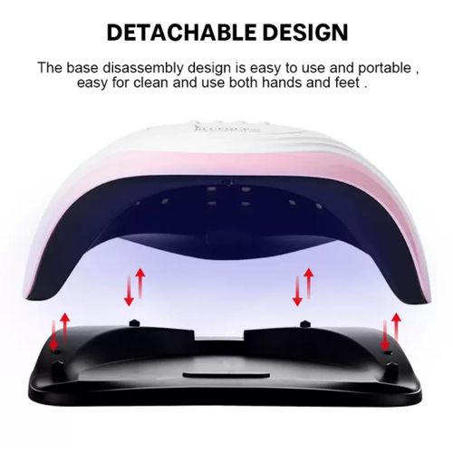 BLUEQUE Nail Lamp Dryer 168W V7 Gel Nail Polish UV LED Light