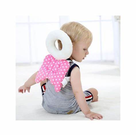 Baby Toddler Kids Head Cushion Protection Pillow Safety Pad For Crawling Walking Beige
