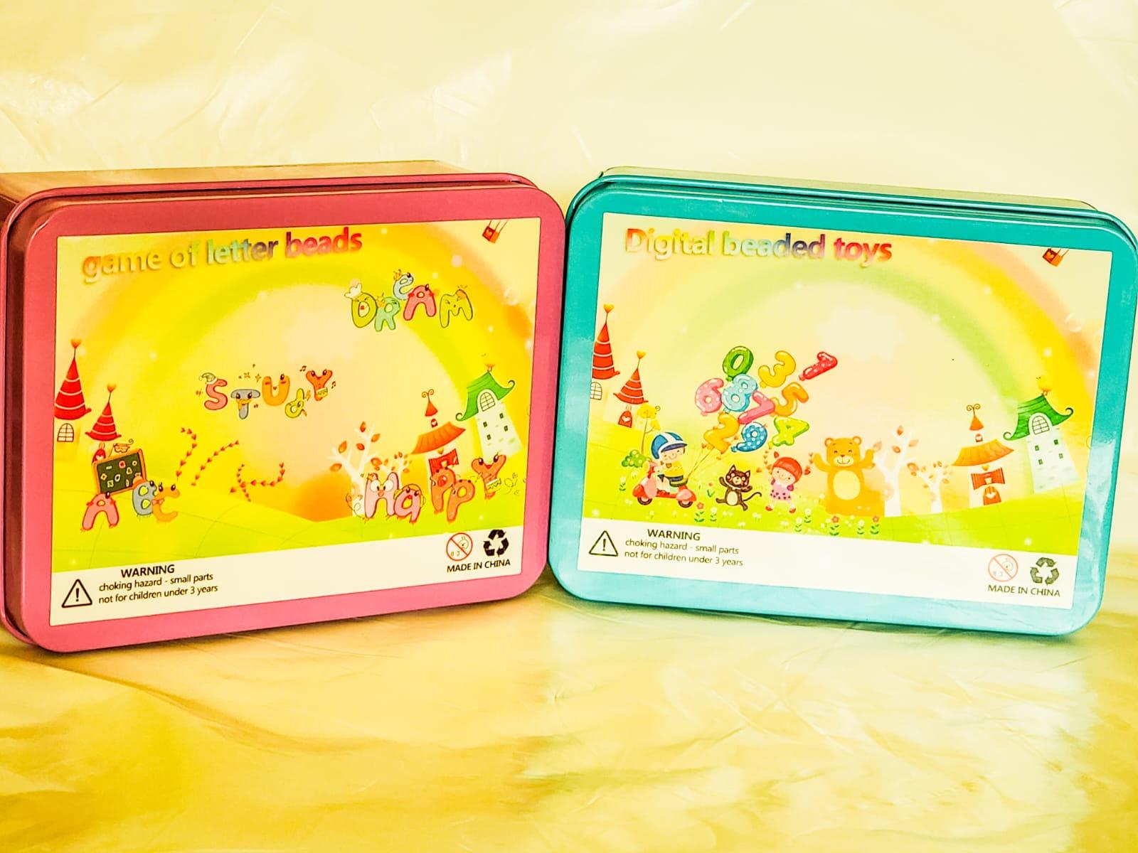 digital beaded toys,numbers and alphabets