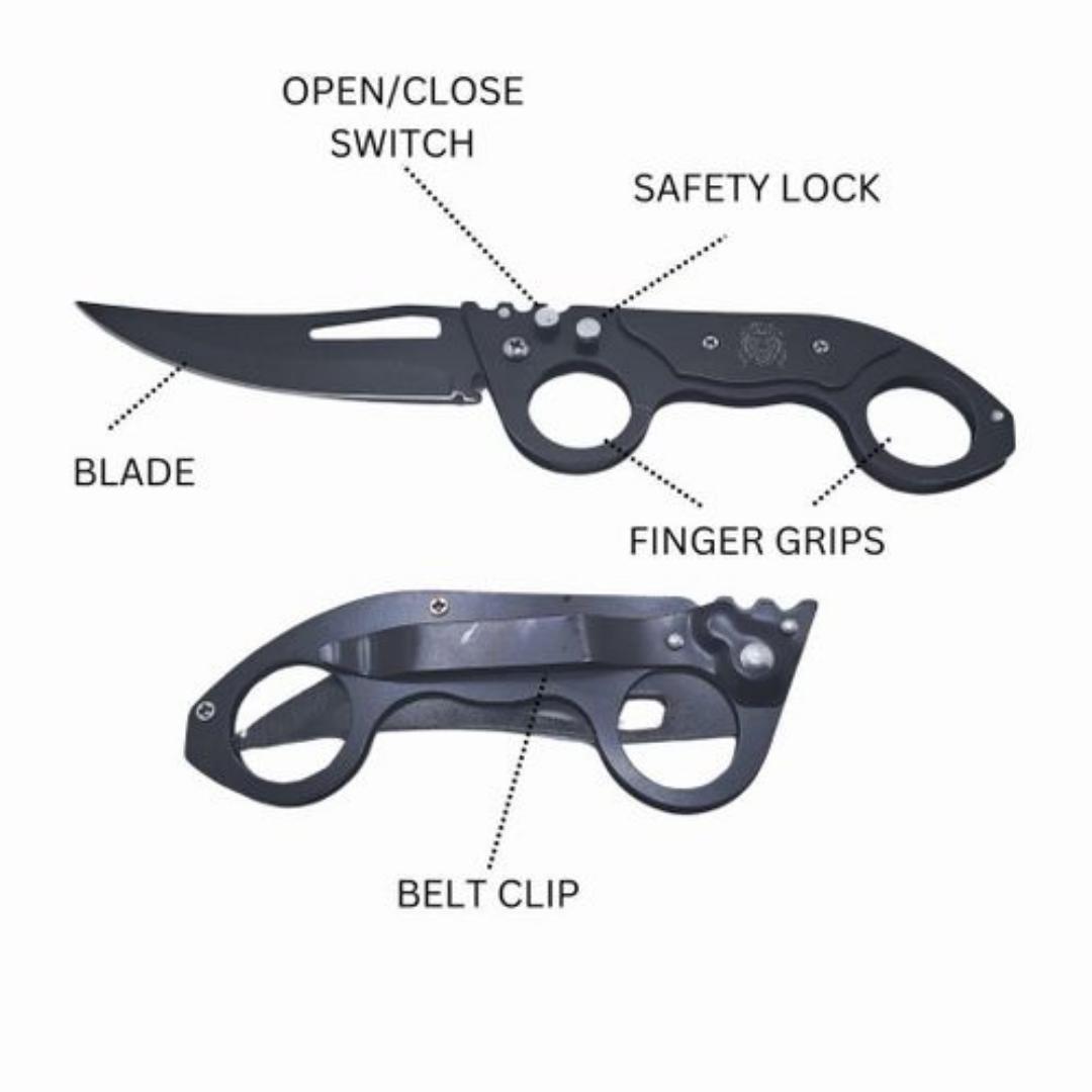 Jin hong LI switch blade pen knife foldable tactical EDC swiss army pocket