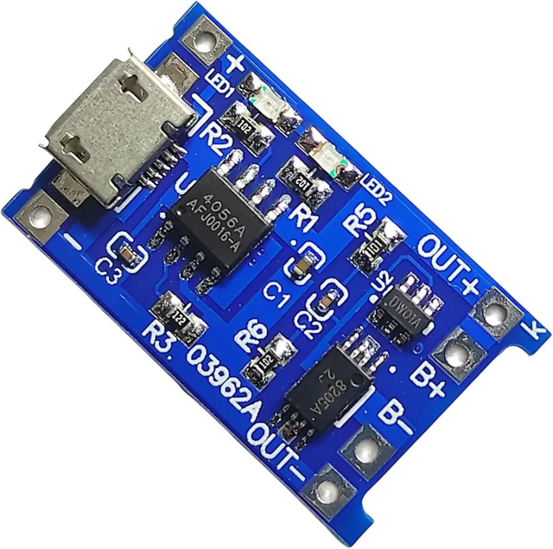 Tp4056 micro USB 5v 1A 18650 lithium battery module charging board