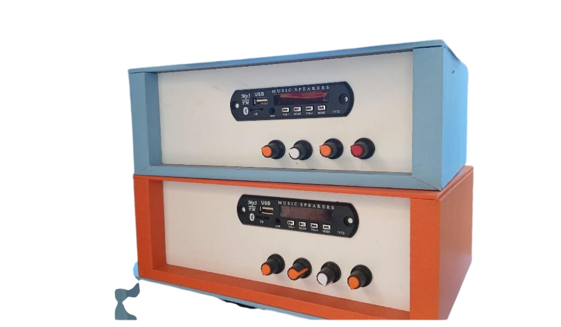 2.1audio  jua Kali amplifier system with FM & Bluetooth . 12 v /24 v  transformers  locally made