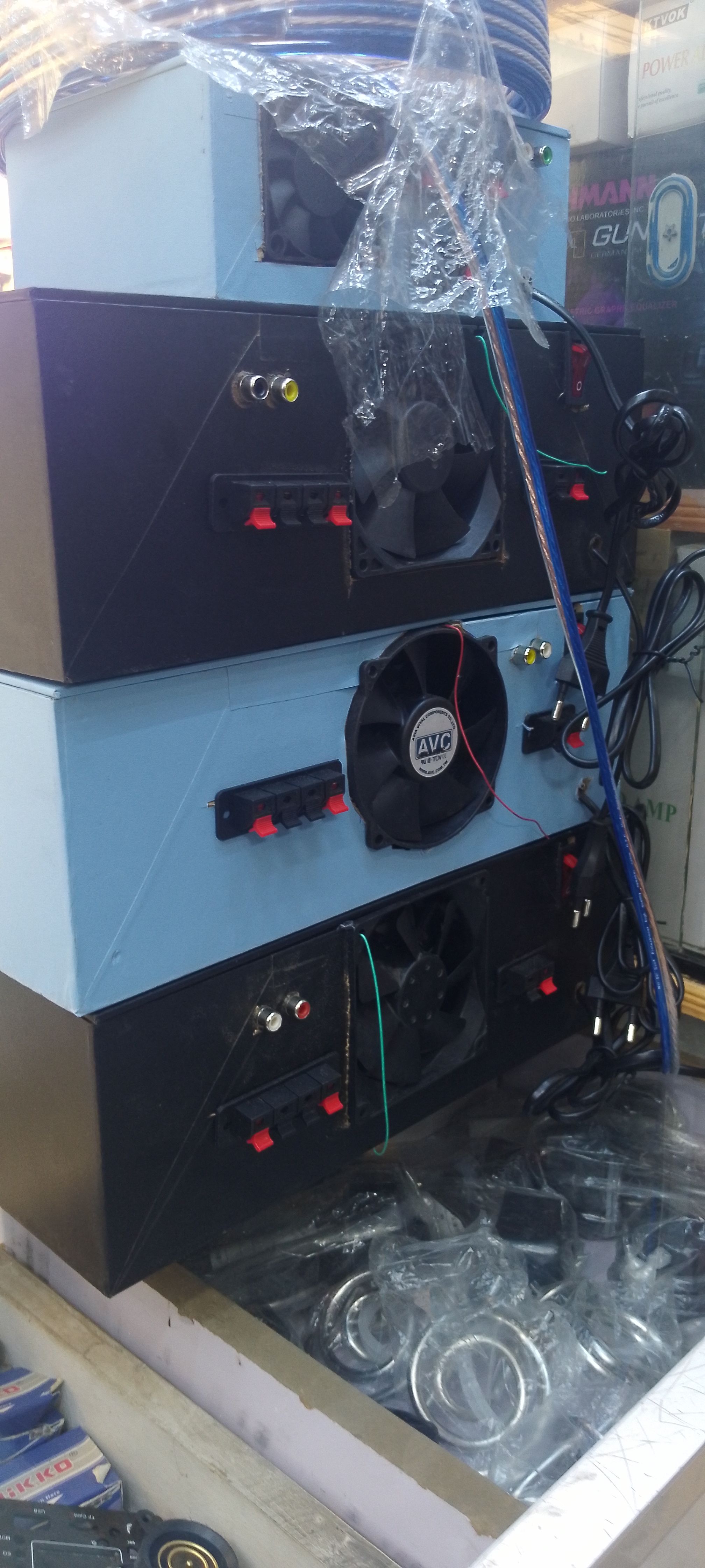 Bluetooth & radio supported 24V transformers , support 2000w bass speaker 8-18 inch Jua Kali 200w amplifier board