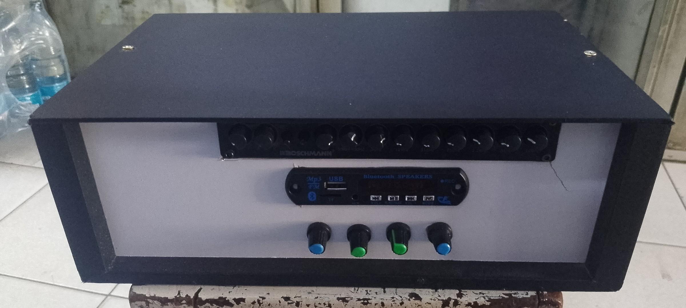 Bluetooth & radio supported 24V transformers , support 2000w bass speaker 8-18 inch Jua Kali 200w amplifier board