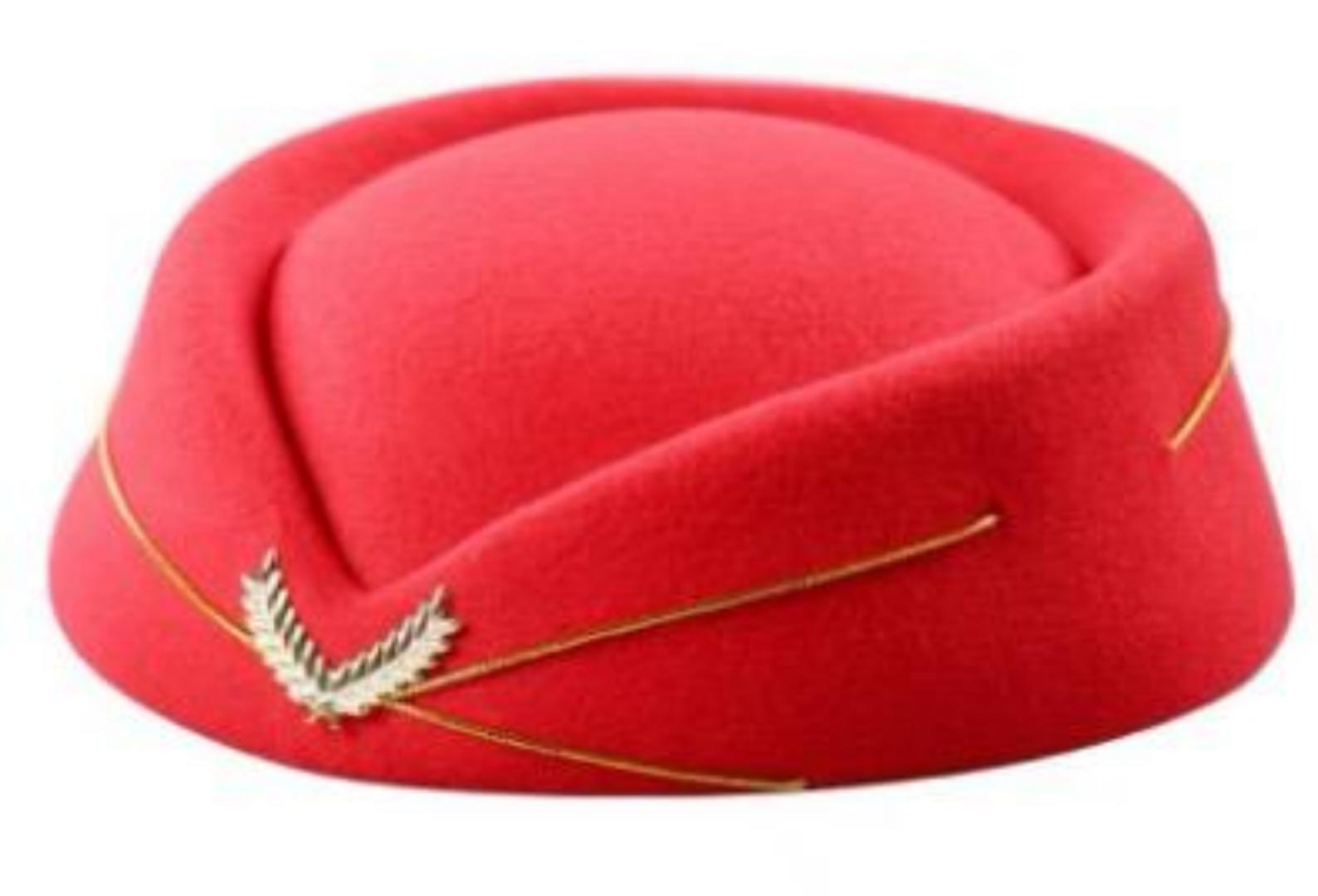 Quality Airline stewardess cap Flight attendant hat Air Hostess Beret Formal Uniform (Best shop for Beanie Hats, Baseball Caps, Durags, Marvin Hats and Headwear Accessories)