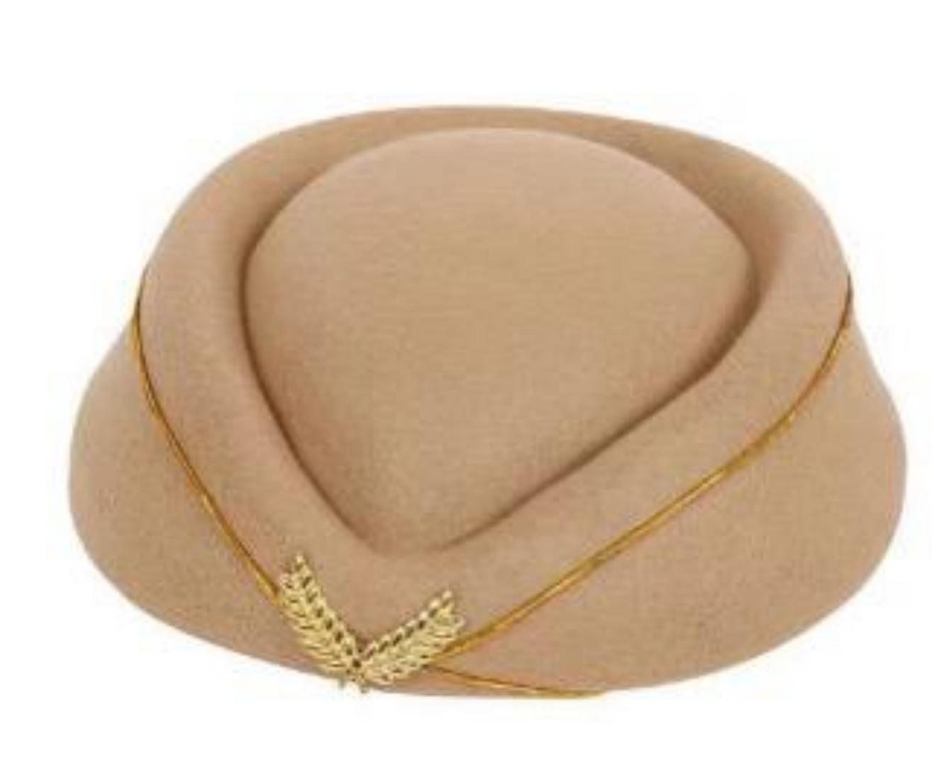 Quality Airline stewardess cap Flight attendant hat Air Hostess Beret Formal Uniform (Best shop for Beanie Hats, Baseball Caps, Durags, Marvin Hats and Headwear Accessories)