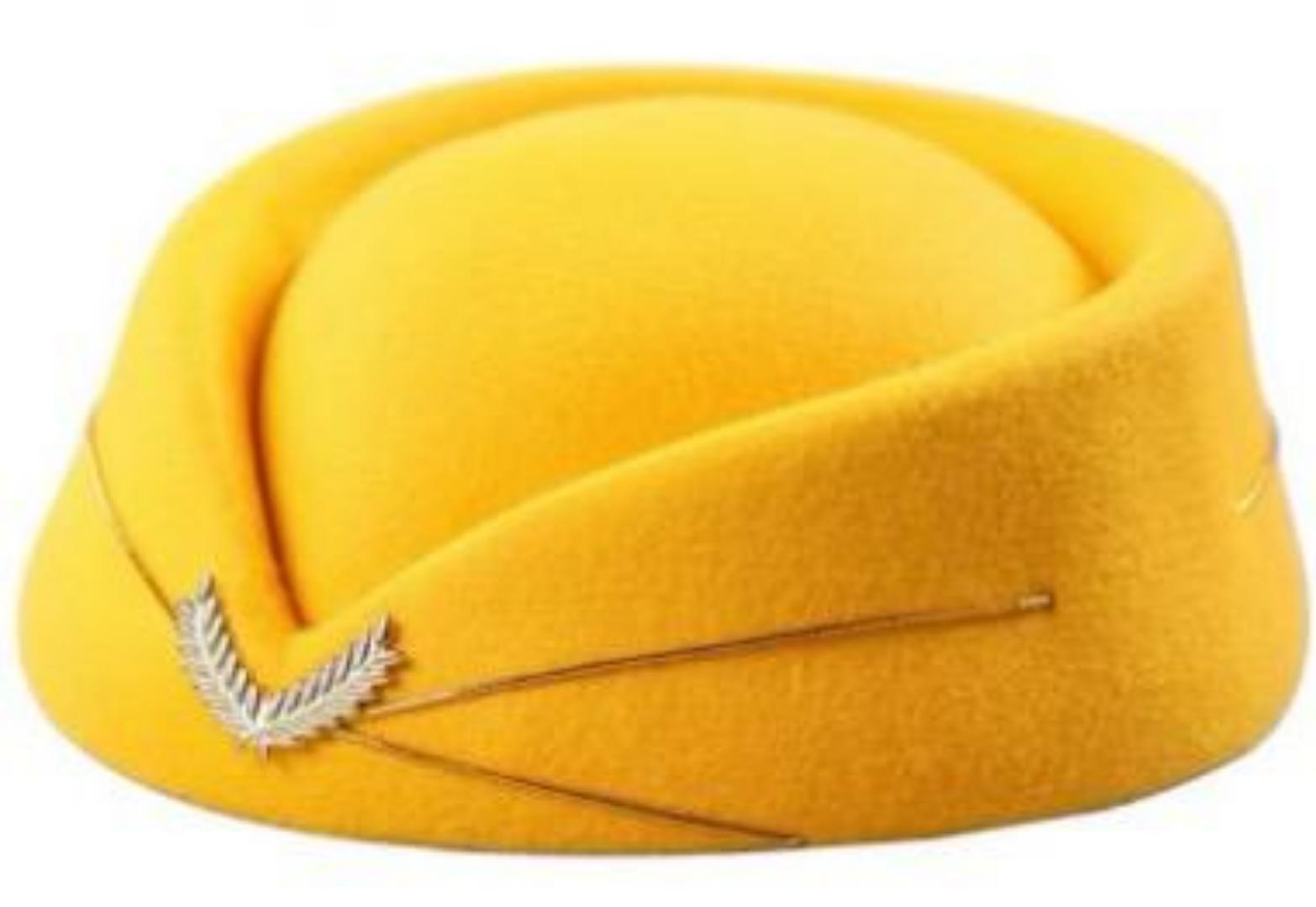 Quality Airline stewardess cap Flight attendant hat Air Hostess Beret Formal Uniform (Best shop for Beanie Hats, Baseball Caps, Durags, Marvin Hats and Headwear Accessories)