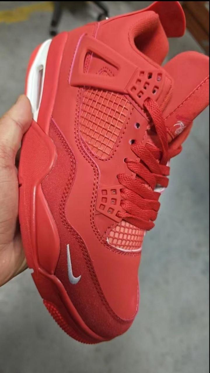 Quality  Air Jordan 4 Retro Bike X Nigel Sylvester "Brick by Brick " Solar Red High Quality Sneakers (Best Shop for Quality Sneakers, Boots, Oxfords and Shoes Accessories)