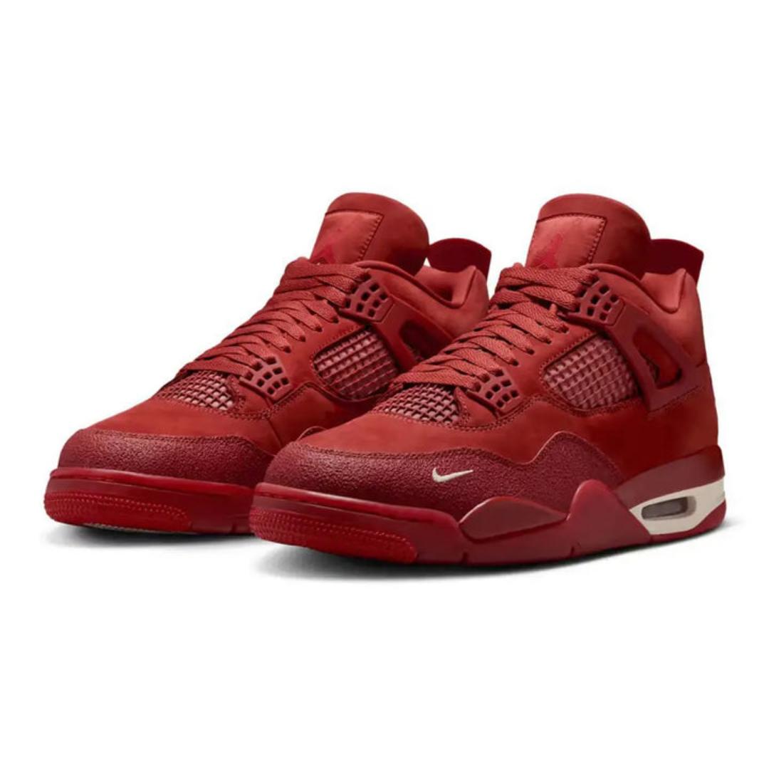 Quality  Air Jordan 4 Retro Bike X Nigel Sylvester "Brick by Brick " Solar Red High Quality Sneakers (Best Shop for Quality Sneakers, Boots, Oxfords and Shoes Accessories)