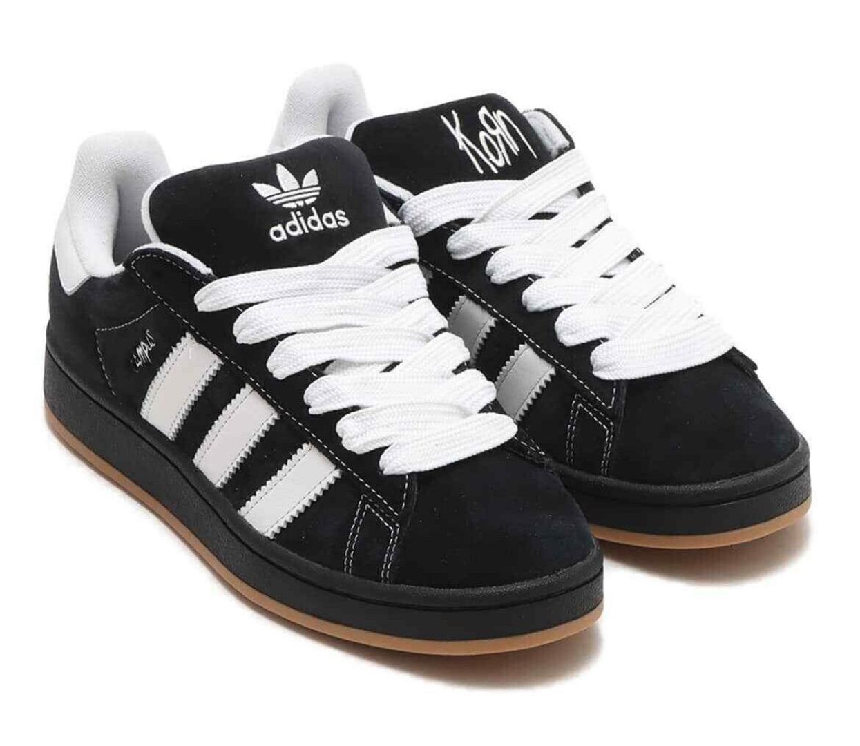 Quality  Adidas Campus Korn '00s Black White  Men Sneakers (Best Shop for Quality Sneakers, Boots, Oxfords and Shoes Accessories)