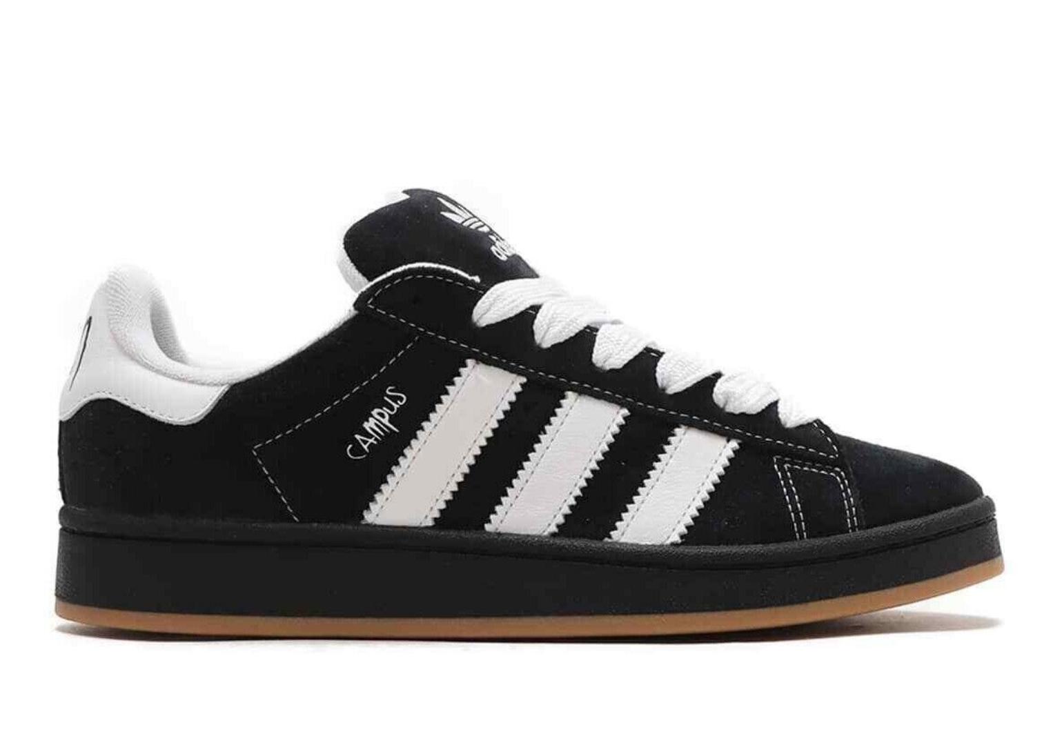 Quality  Adidas Campus Korn '00s Black White  Men Sneakers (Best Shop for Quality Sneakers, Boots, Oxfords and Shoes Accessories)