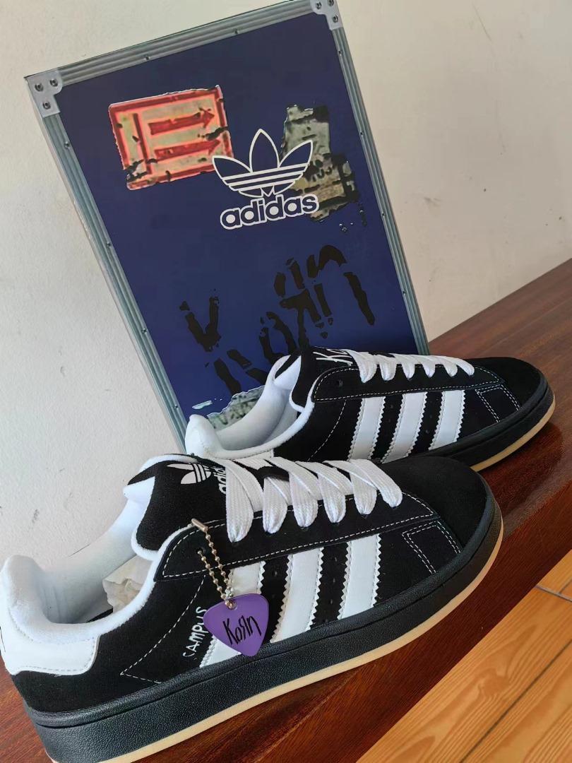 Quality  Adidas Campus Korn '00s Black White  Men Sneakers (Best Shop for Quality Sneakers, Boots, Oxfords and Shoes Accessories)