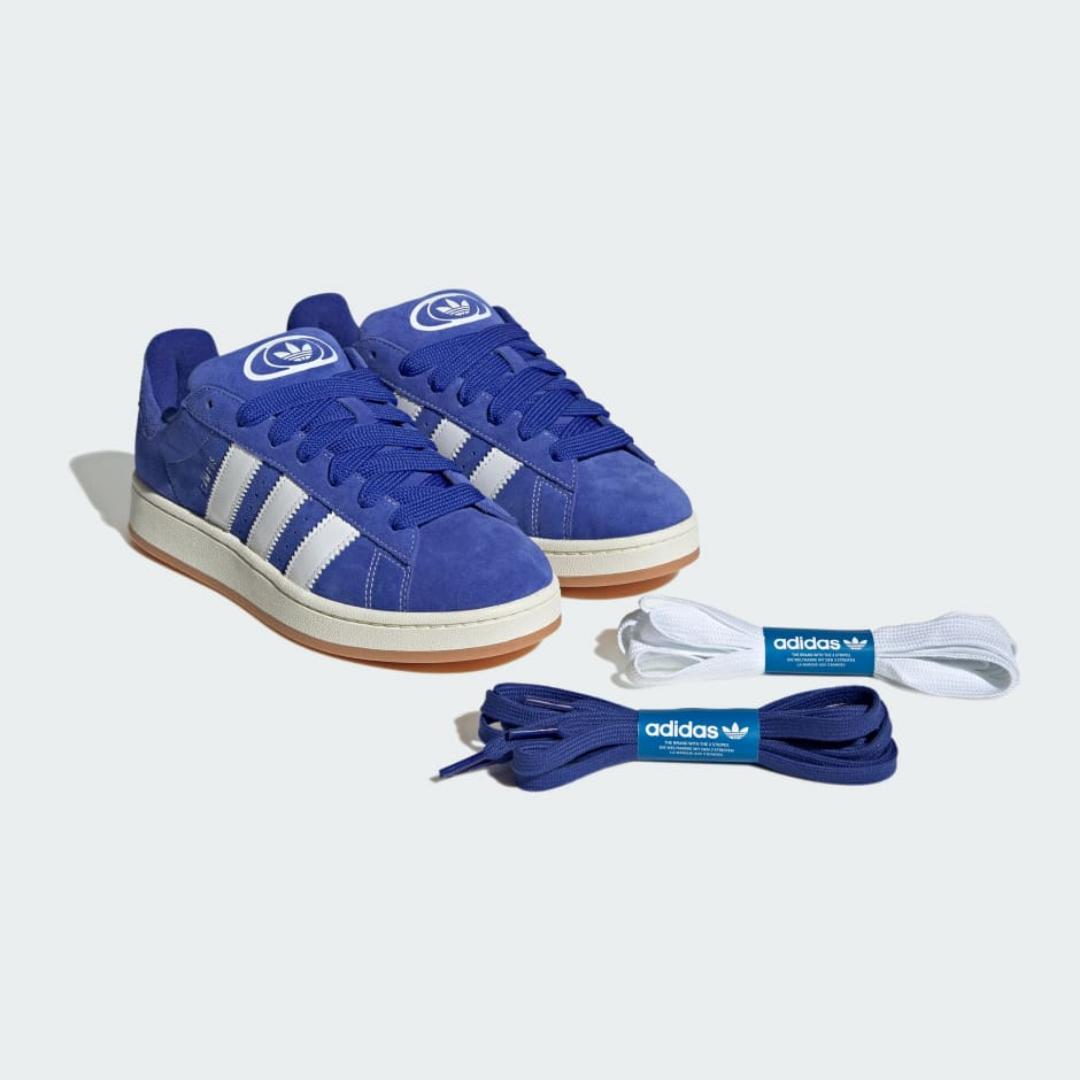 Quality Adidas Campus Originals 00's Shoes Lucid Blue White  (Best Shop for Quality Shoes, Sneakers, Casuals, Boots, Oxfords, Officials and Shoe Accessories)