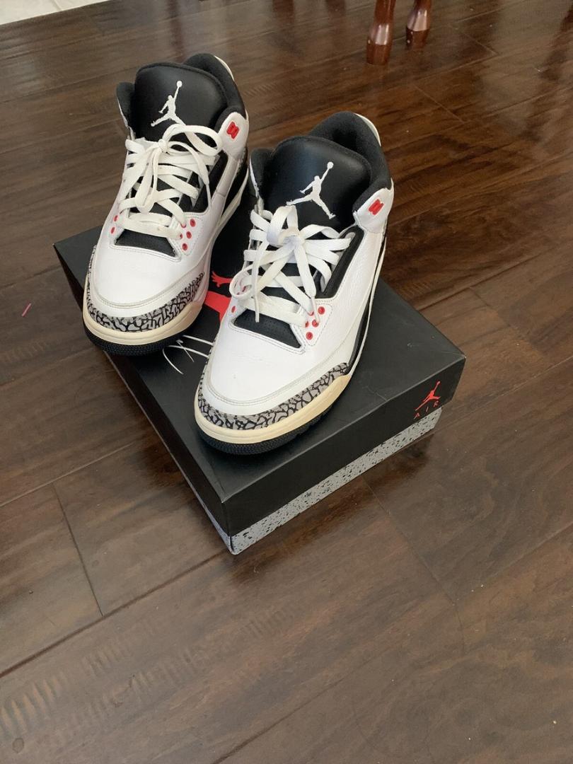 Quality Air Jordan 3 Retro GS 'Infrared 23' High Sneakers (Best Shop for Quality Shoes, Sneakers, Casuals, Boots, Oxfords, Officials and Shoe Accessories)