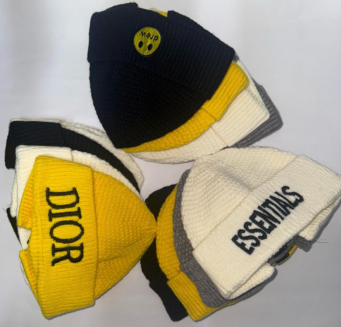 Quality Fashion Chunky Woolen Beanie Hats, Gothic Marvin Hats [Essentials, Drew and Dior Quality Marvin Hats]
(Best shop for Quality Marvins, Beanie Hats, Durags,Caps and Baseball Caps)