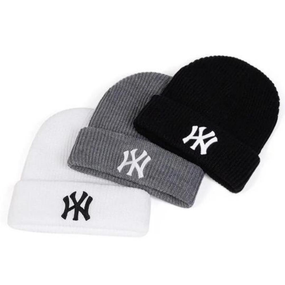 Quality New York Yankies Ski Beanie Hats, New York Yankees cuffed knit Beanie Hats, Fashion Marvin Hats (Best shop for Beanie Hats, Baseball Caps, Durags, Marvin Hats and Headwear Accessories)