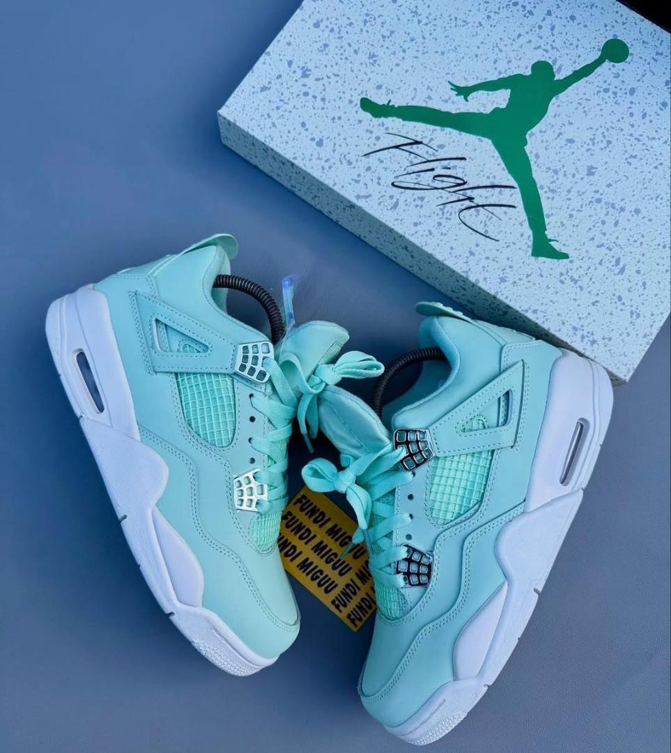 Quality Air Jordan 4 Retro ''SEAFOAM'' Women Sneakers (Best Shop for Quality Sneakers, Boots, Oxfords and Shoes Accessories)