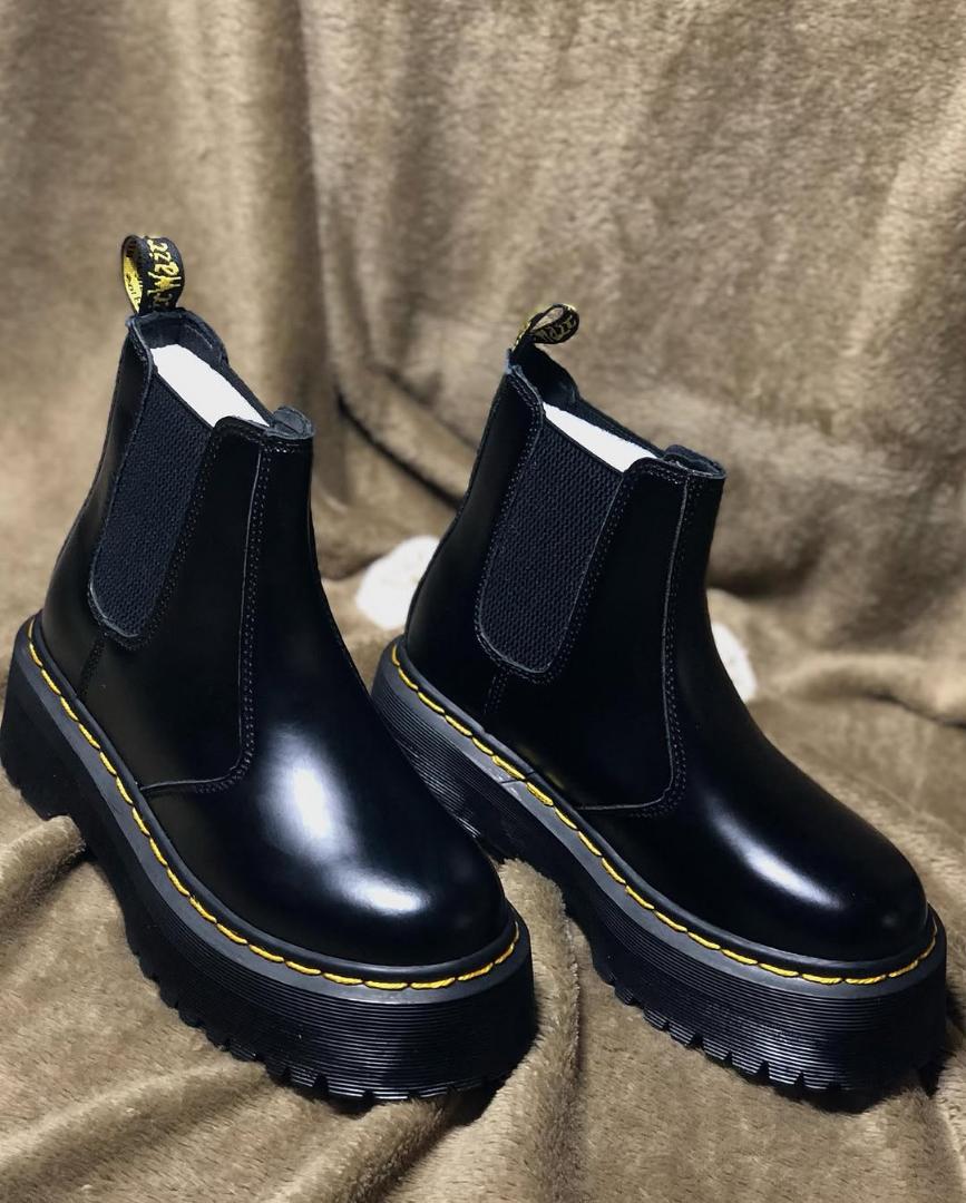 Dr. Martens Platform Chelsea Boots, Unisex Boots (Best Shop for Quality Shoes, Sneakers, Casuals, Boots, Oxfords, Officials and Shoe Accessories)