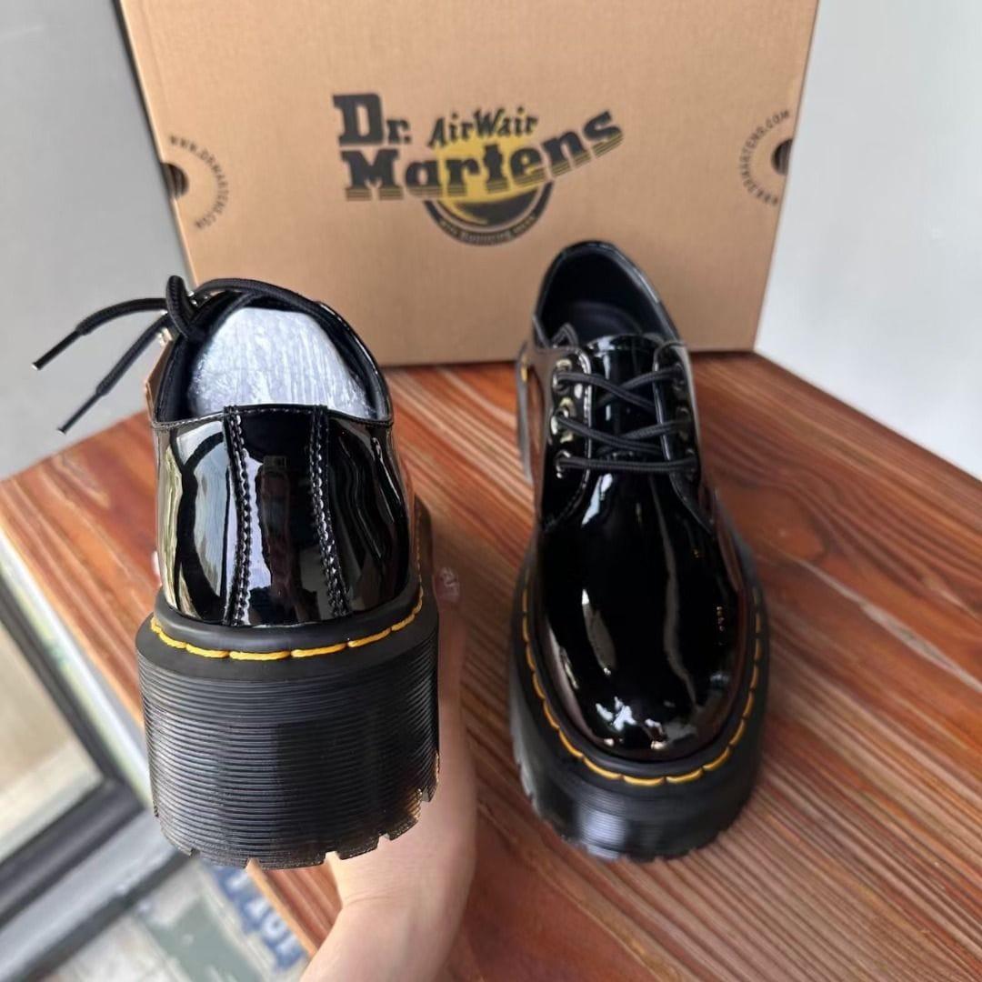 Dr. Martens HOLLY Patent Leather Double Sole Quad platform Shoes (Best Shop for Quality Shoes, Sneakers, Casuals, Boots, Oxfords, Officials and Shoe Accessories)