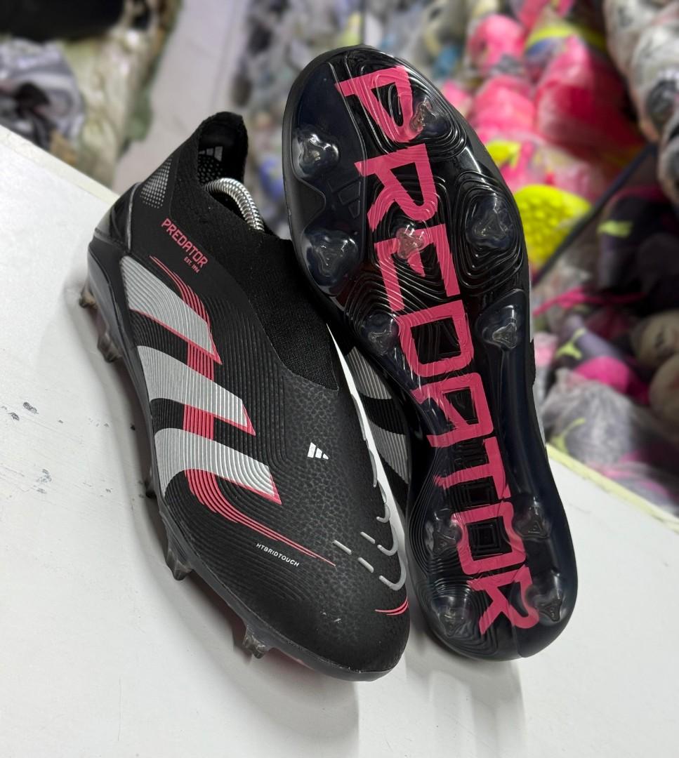 Adidas Soccer Predator Elite Laceless FG Dark Spark - High Quality Unisex Football  Predator Boots