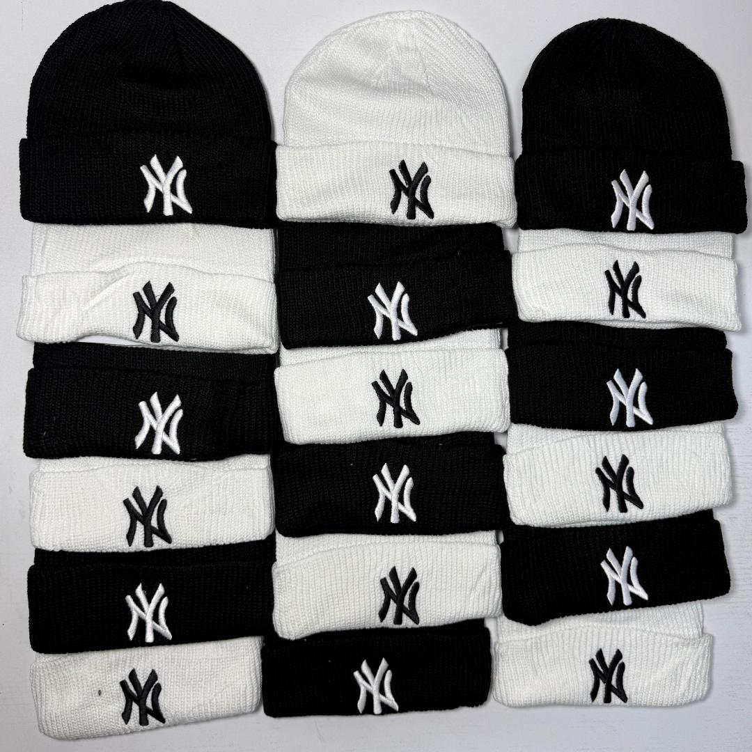 Quality New York Yankies Ski Beanie Hats, New York Yankees cuffed knit Beanie Hats, Fashion Marvin Hats (Best shop for Beanie Hats, Baseball Caps, Durags, Marvin Hats and Headwear Accessories)