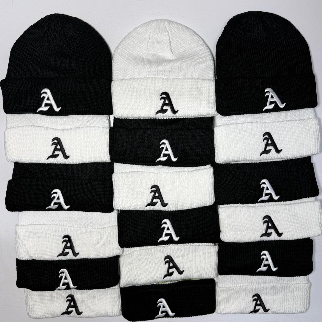 Quality A's Chunky Woolen Beanie Hats, Gothic Beanie Hats, Fashion Marvin Hats (Best shop for Beanie Hats, Baseball Caps, Durags, Marvin Hats and Headwear Accessories)