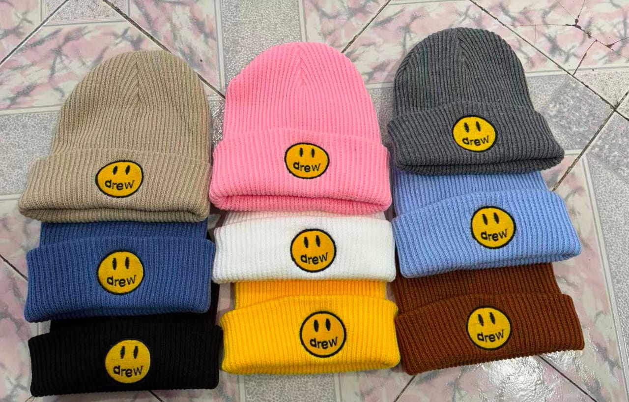 Quality Drew Chunky Woolen Beanie Hats, Gothic Beanie Hats, Fashion Marvin Hats (Best shop for Beanie Hats, Baseball Caps, Durags, Marvin Hats and Headwear Accessories)