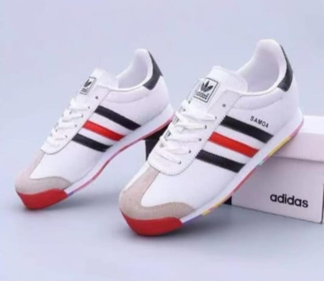 Adidas Samoa White black red