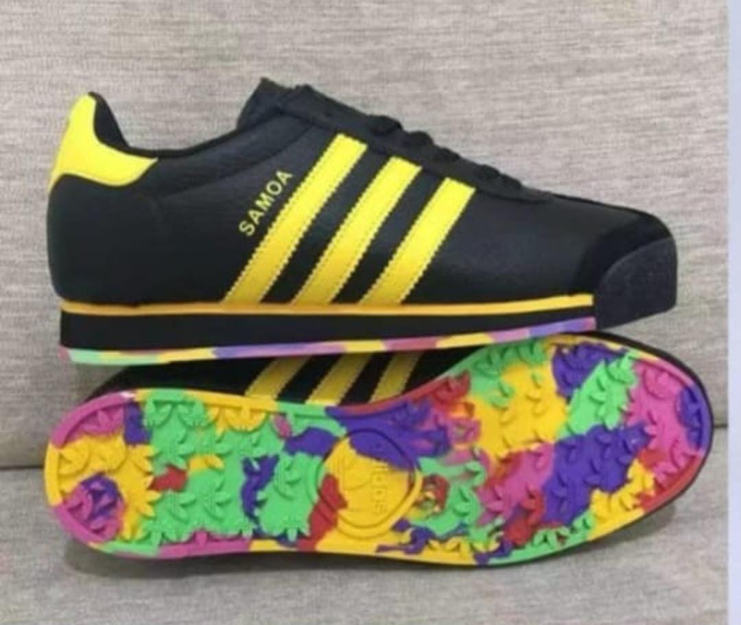 Adidas Samoa Black yellow.