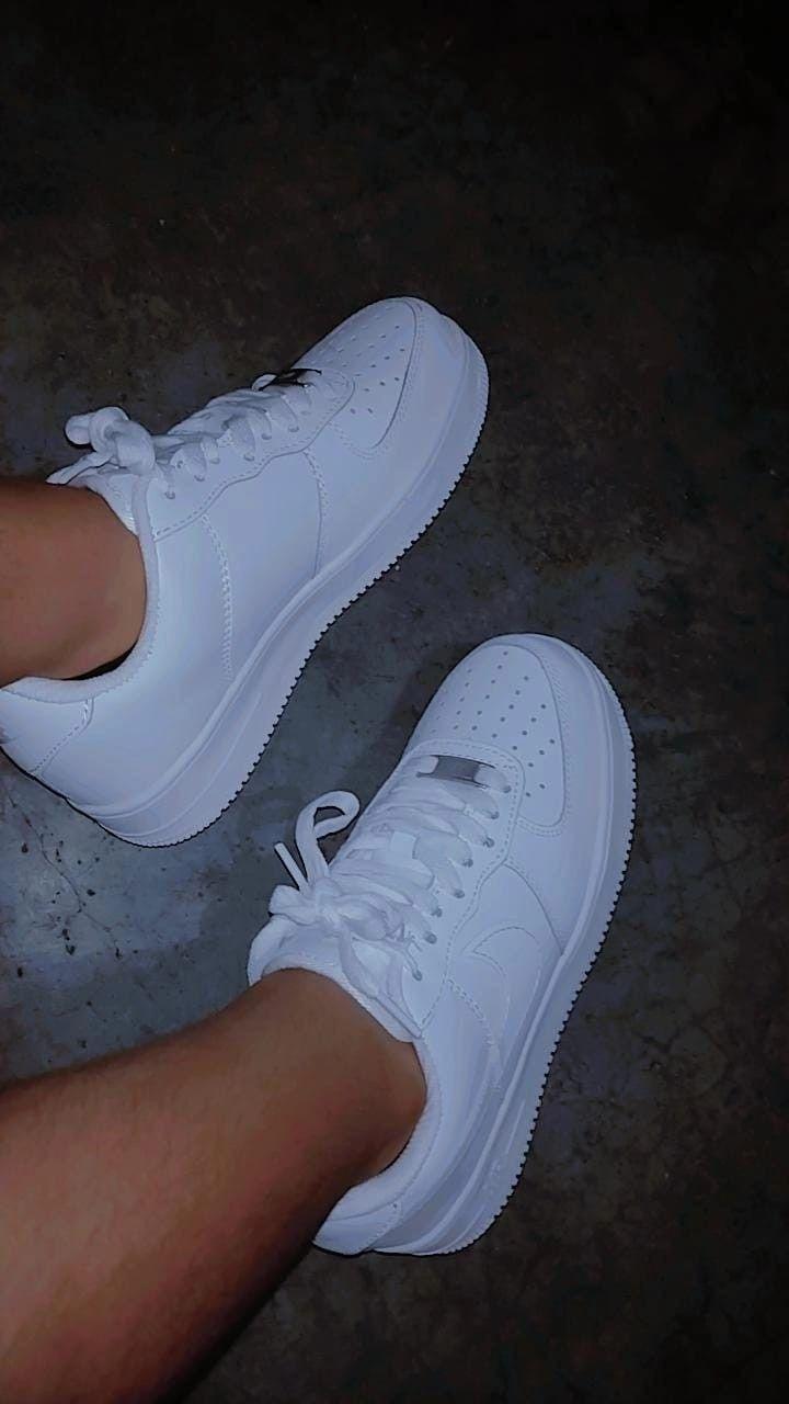 Best Offer  in the market  now. AIRFORCE 1 HARD LEATHER UNISEX SNEAKER Original Air Force 1 '07 Low, white Airforce 1 high quality sneakers