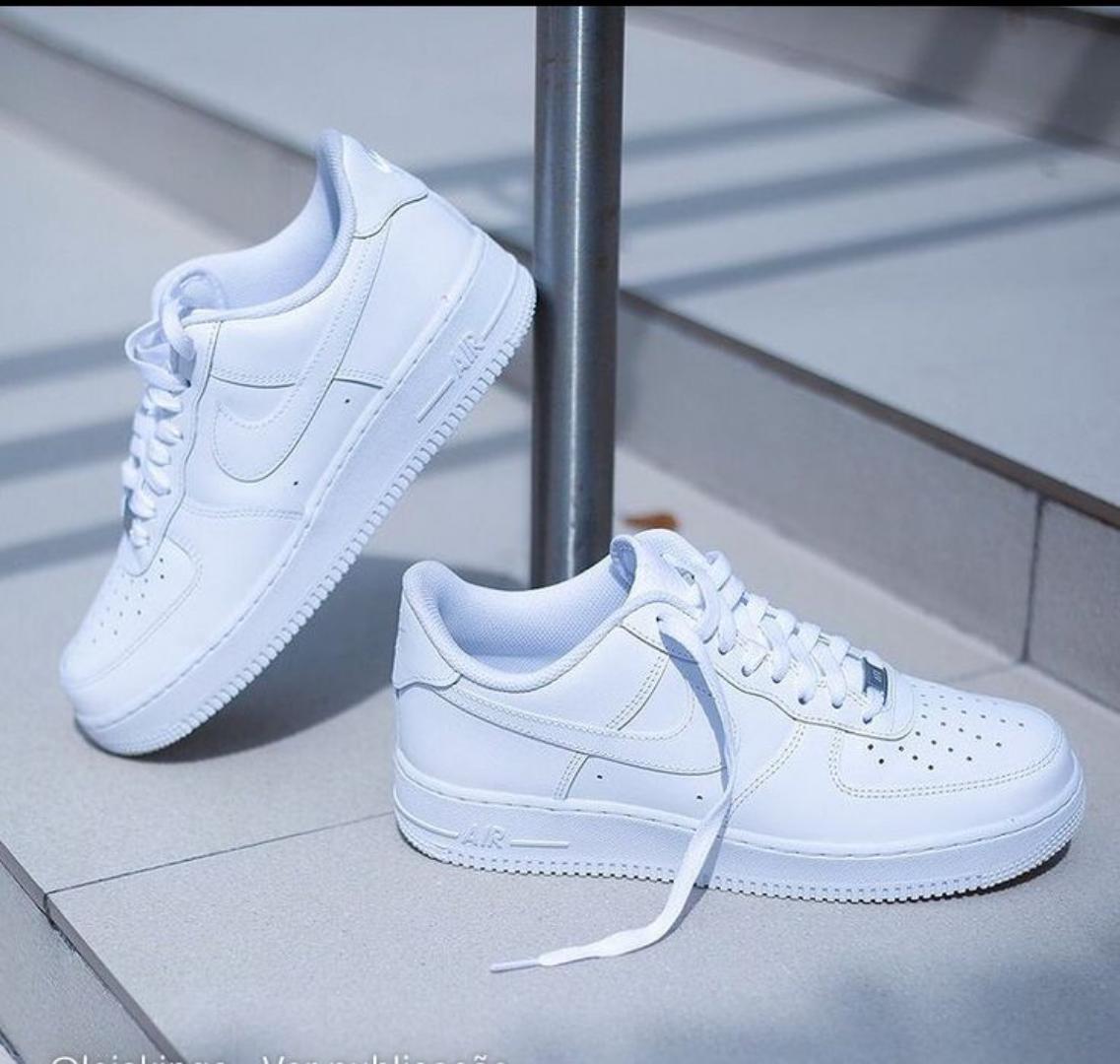Best Offer  in the market  now. AIRFORCE 1 HARD LEATHER UNISEX SNEAKER Original Air Force 1 '07 Low, white Airforce 1 high quality sneakers
