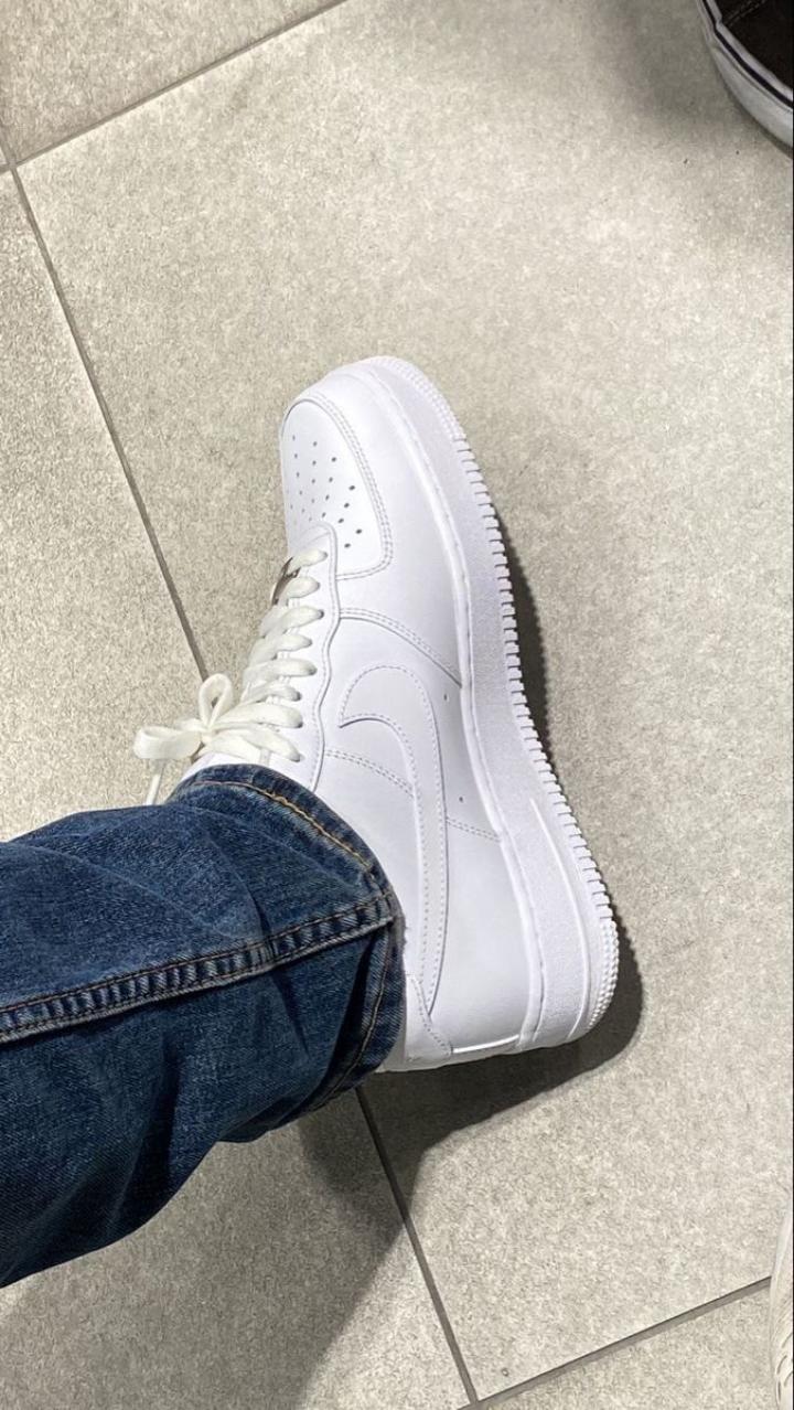 Best Offer  in the market  now. AIRFORCE 1 HARD LEATHER UNISEX SNEAKER Original Air Force 1 '07 Low, white Airforce 1 high quality sneakers