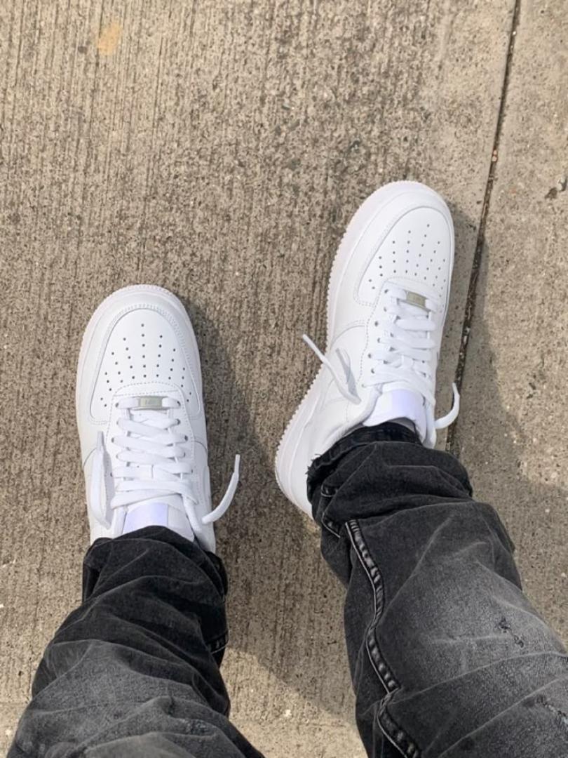 Best Offer  in the market  now. AIRFORCE 1 HARD LEATHER UNISEX SNEAKER Original Air Force 1 '07 Low, white Airforce 1 high quality sneakers