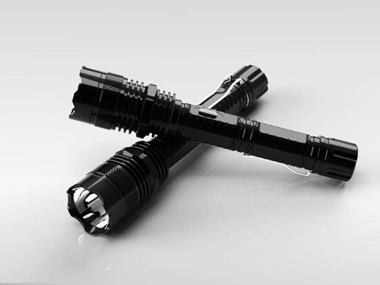 ORIGINAL Chargeable LED Police Torch with Electric Shock Brightest Self-Defense Security Light & Stun Gun for anyone shock spotlight security defence torch shock torch light electric shock torch