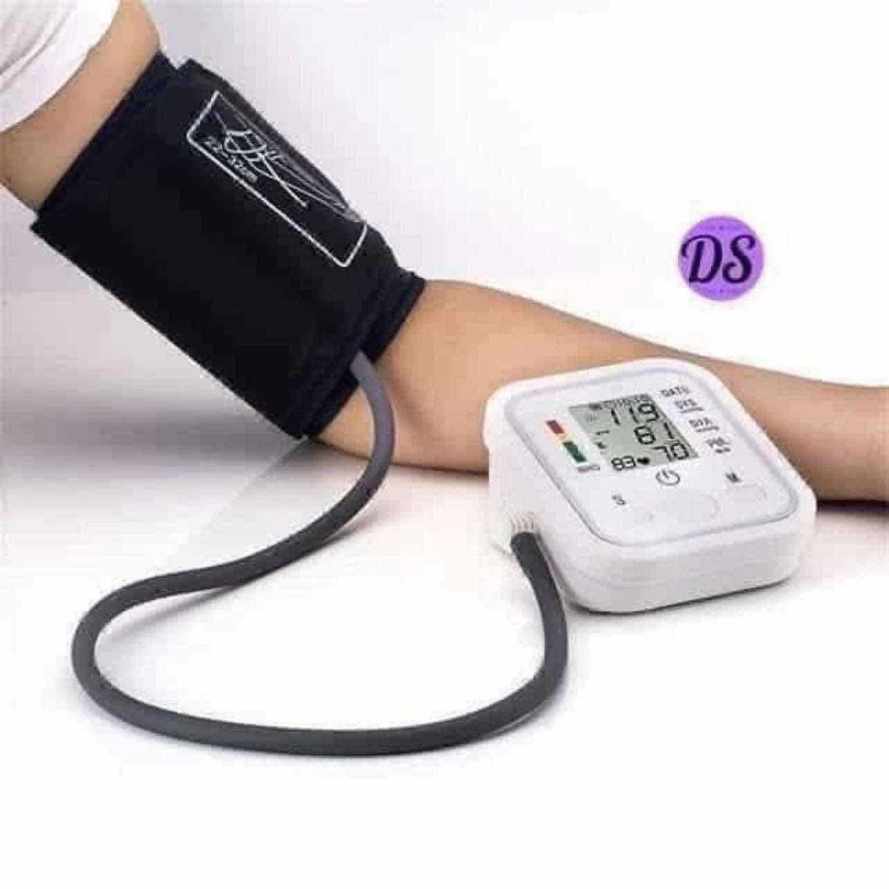 ORIGINAL Portable Digital Upper Arm Blood Pressure Monitor with LCD Display – Accurate Heart Rate, Pulse, and BP Measurement Device | Automatic Tonometer & Sphygmomanometer for Home Use